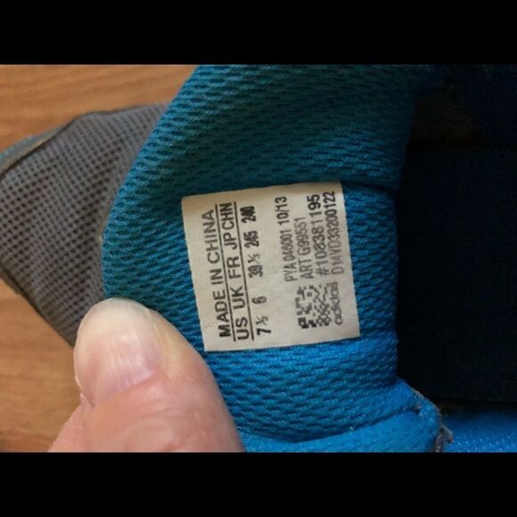 ADIDAS Vigor 4 TR Gray/Blue Trail Running Shoes G99551 - Picture 10 of 10